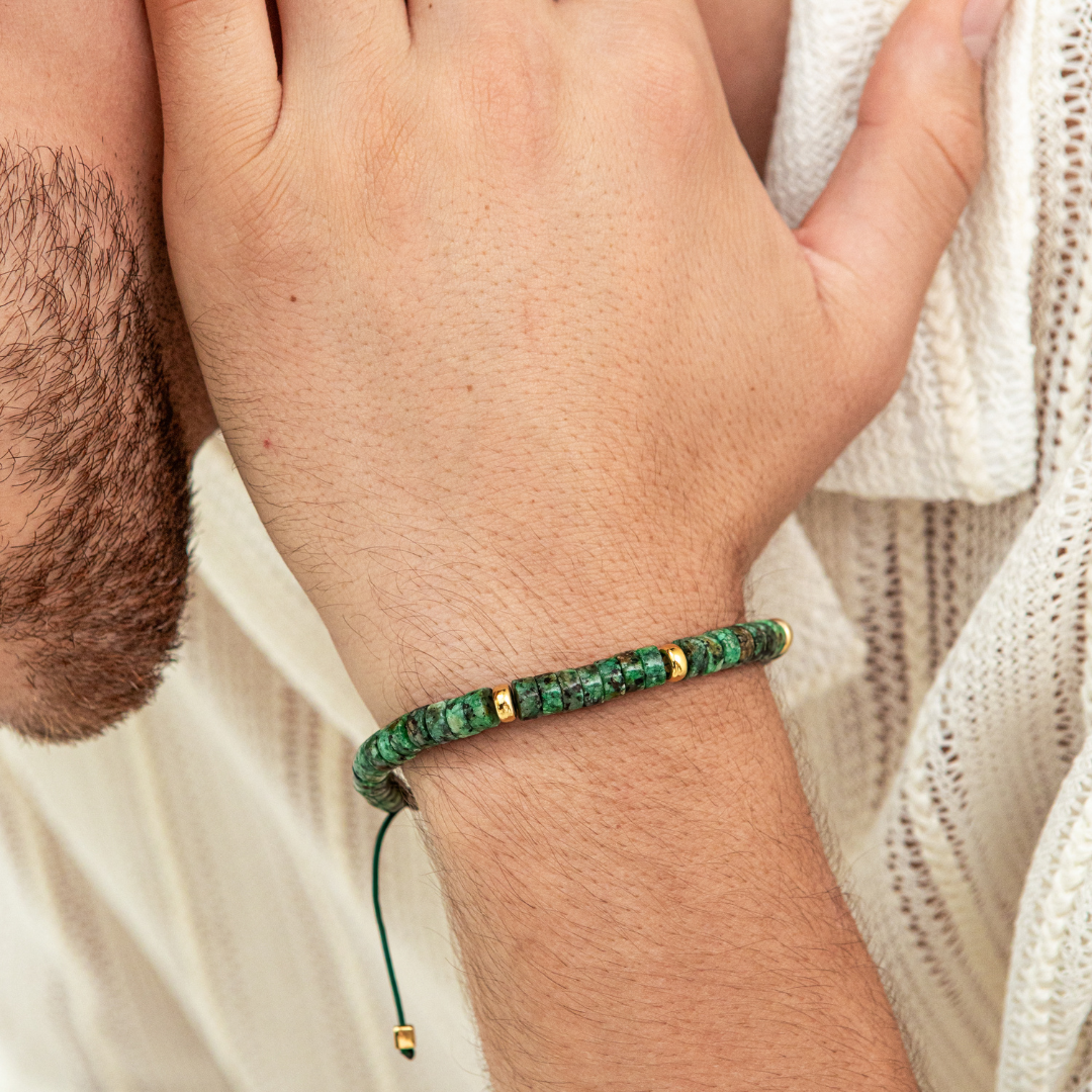 ALEXANDER LYNGGAARD Amazon Heishi Braided 6mm Bracelets