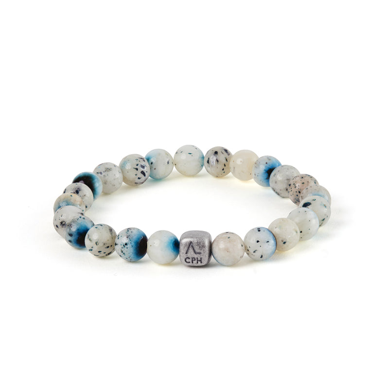 ALEXANDER LYNGGAARD Blue Ice Glacierite 8mm Bracelets
