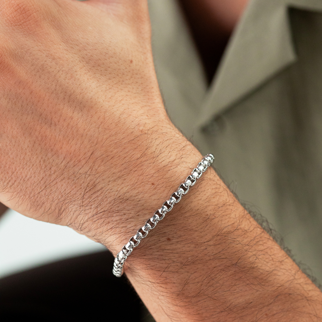 ALEXANDER LYNGGAARD Box Chain 5mm Bracelets