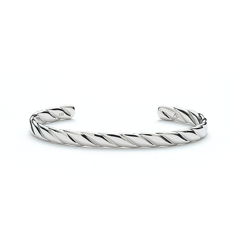 ALEXANDER LYNGGAARD Cable Bangle 6mm Bracelets
