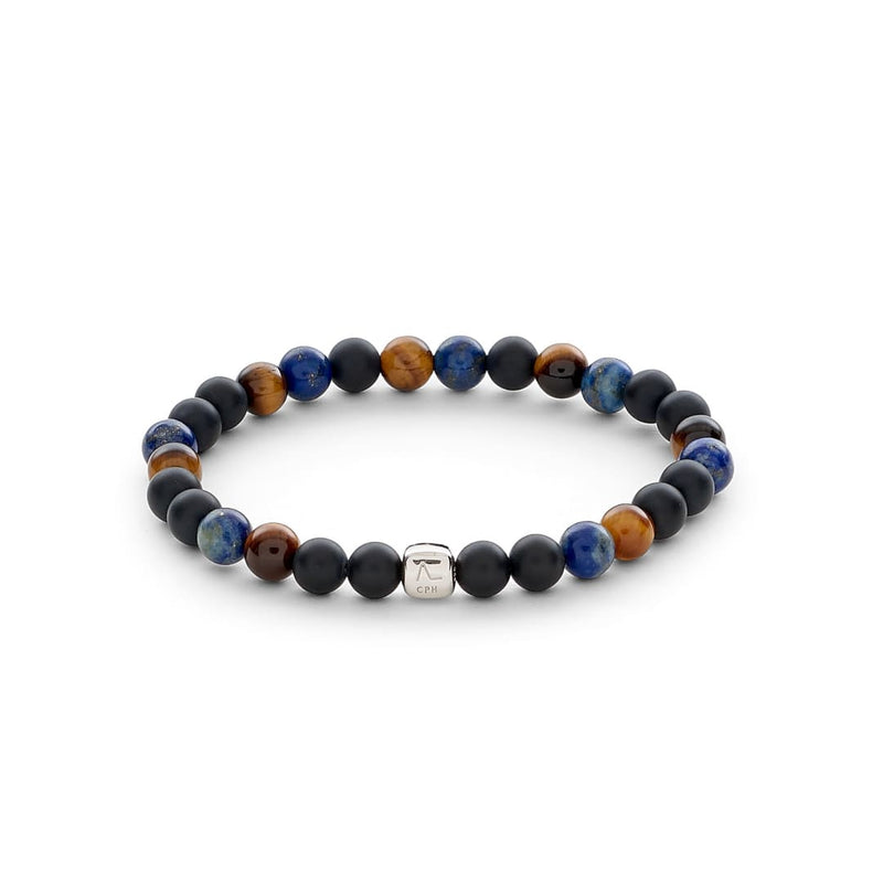 ALEXANDER LYNGGAARD Cape Town 6mm Bracelets Black / Brown / Blue