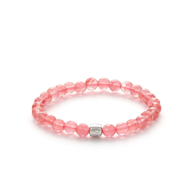 ALEXANDER LYNGGAARD Cherry Quartz 6mm Bracelets Pink