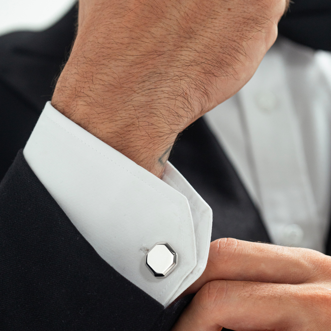 ALEXANDER LYNGGAARD Cufflinks Square Facet Cufflinks