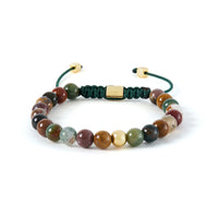 ALEXANDER LYNGGAARD Indian Agate Braided 6mm Bracelets