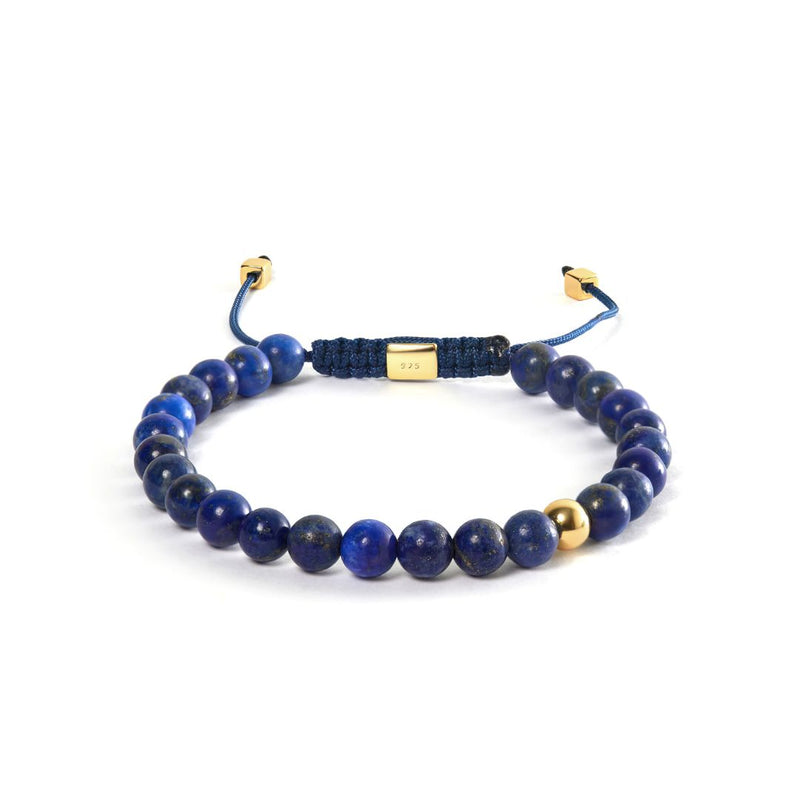 ALEXANDER LYNGGAARD Lapis Braided 6mm Bracelets