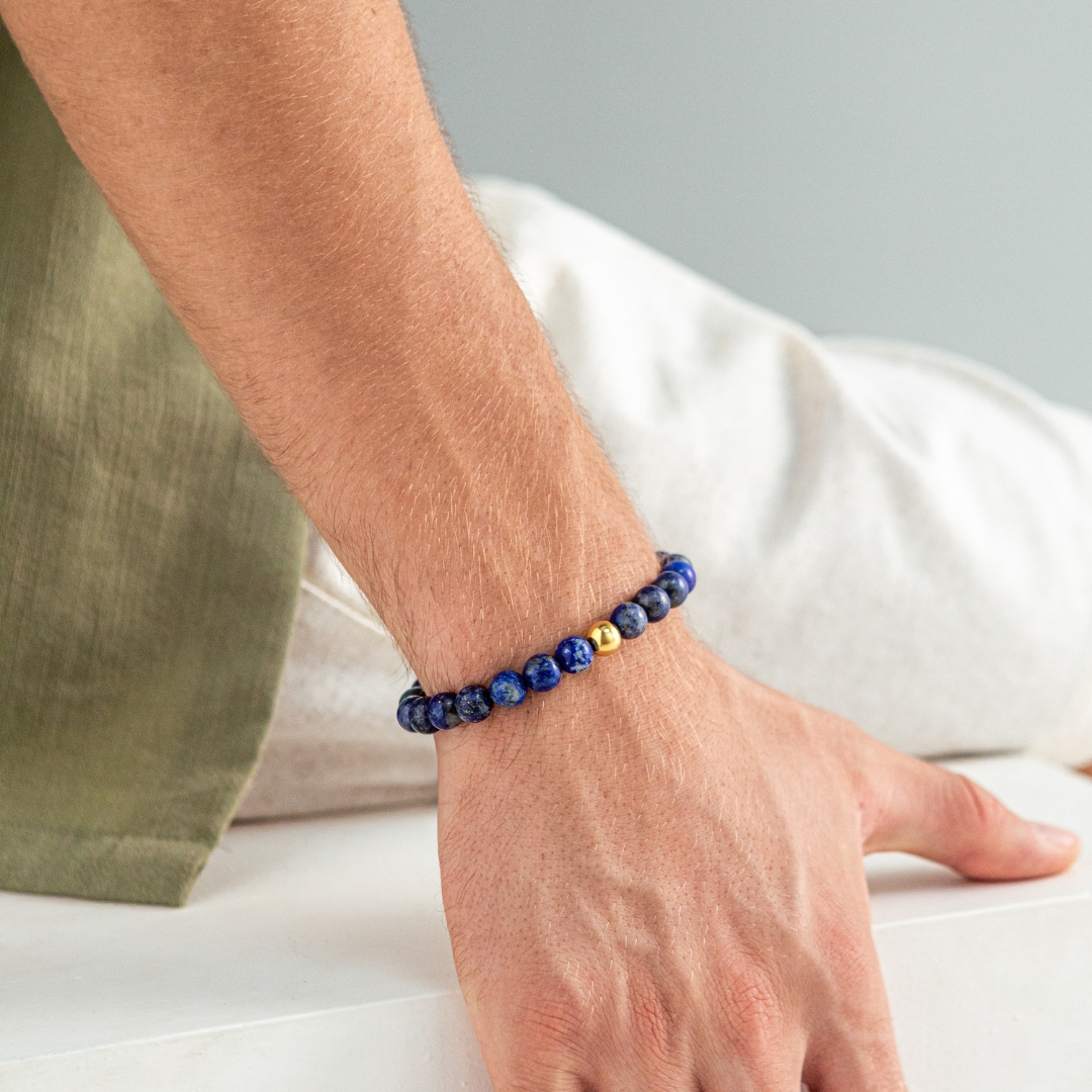 ALEXANDER LYNGGAARD Lapis Braided 8mm Bracelets