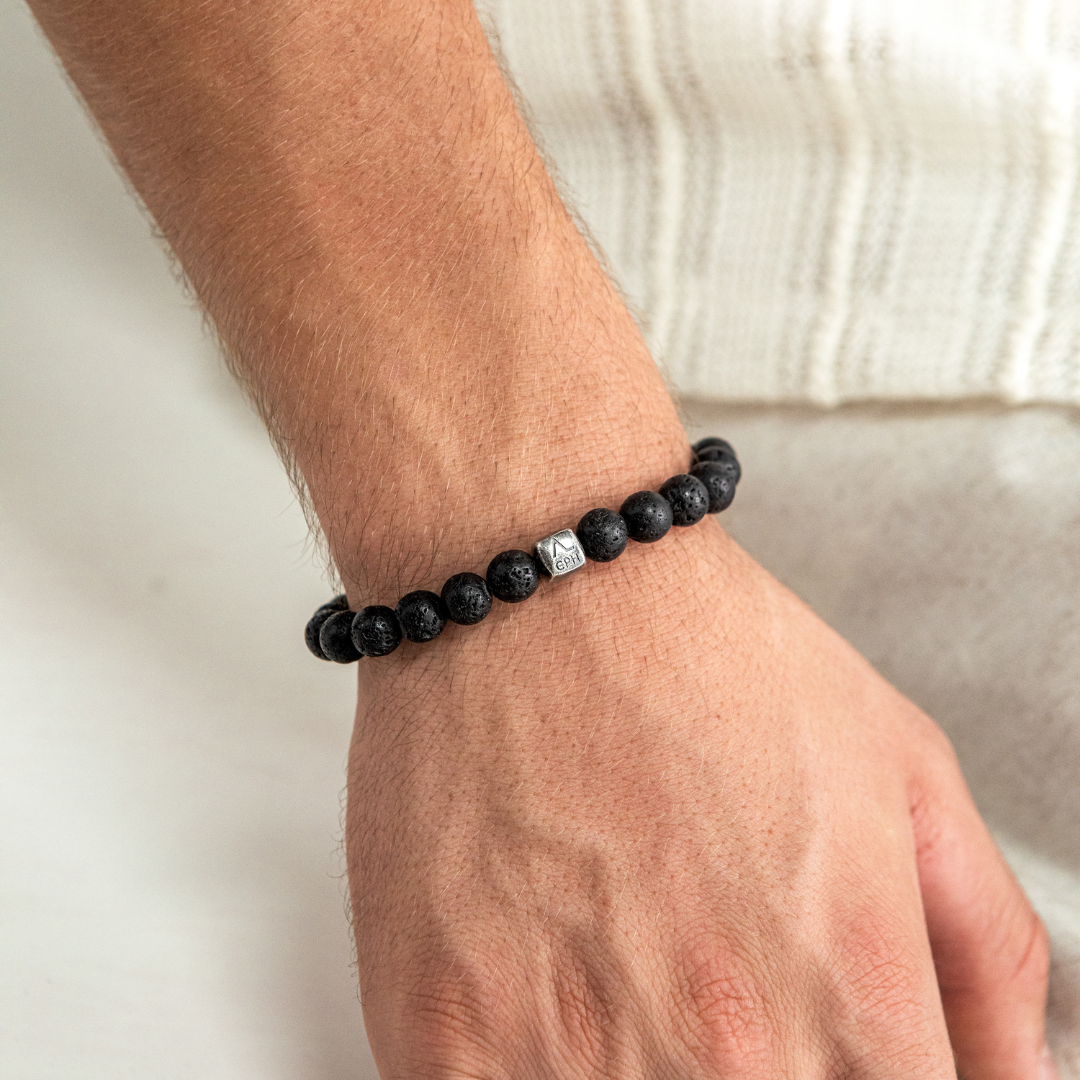 ALEXANDER LYNGGAARD Lava Stone 8mm Bracelets