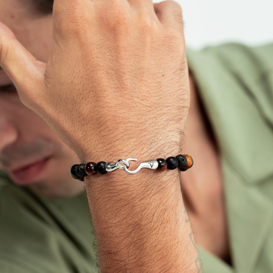 ALEXANDER LYNGGAARD Los Angeles with Hook Clasp 8mm Bracelets