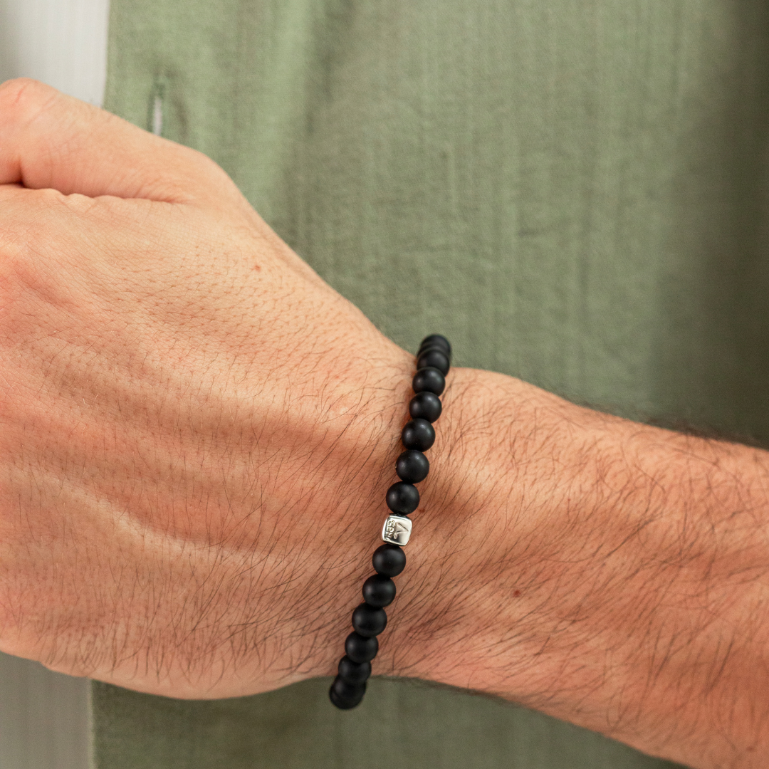 ALEXANDER LYNGGAARD Onyx Matte 6mm Bracelets