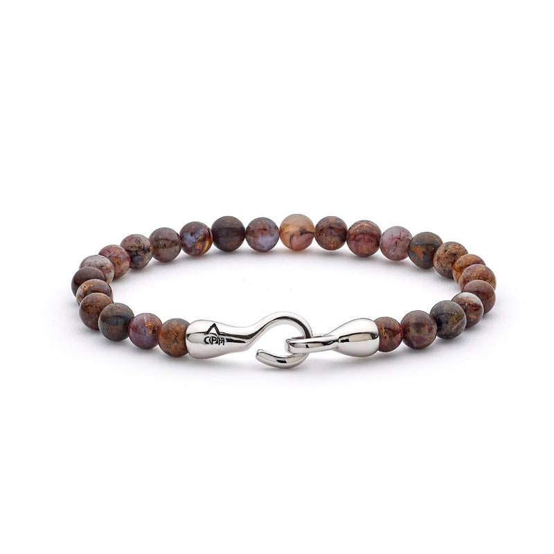 ALEXANDER LYNGGAARD Pietersite with Hook Clasp 6mm Bracelets