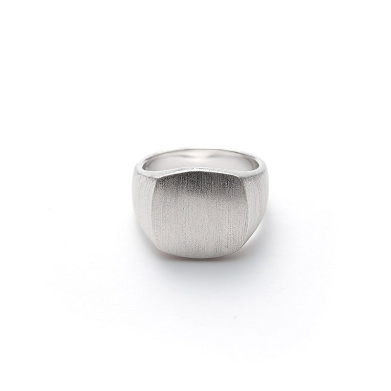 ALEXANDER LYNGGAARD Signet Ring Brushed Rings
