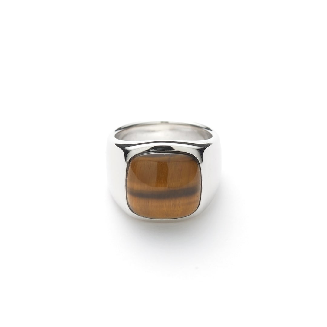 ALEXANDER LYNGGAARD Signet Ring Tiger Eye Rings