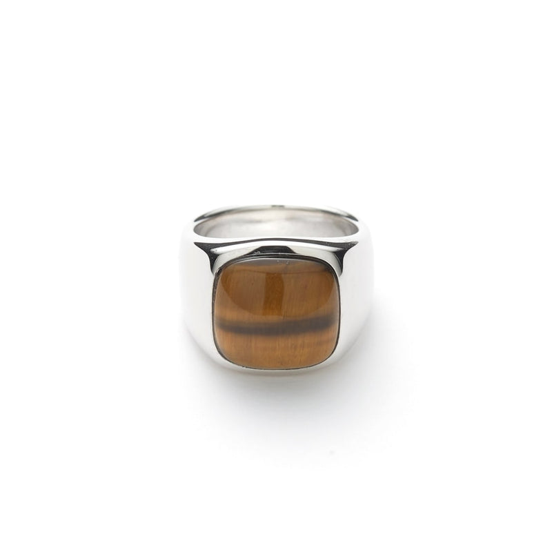 ALEXANDER LYNGGAARD Signet Ring Tiger Eye Rings