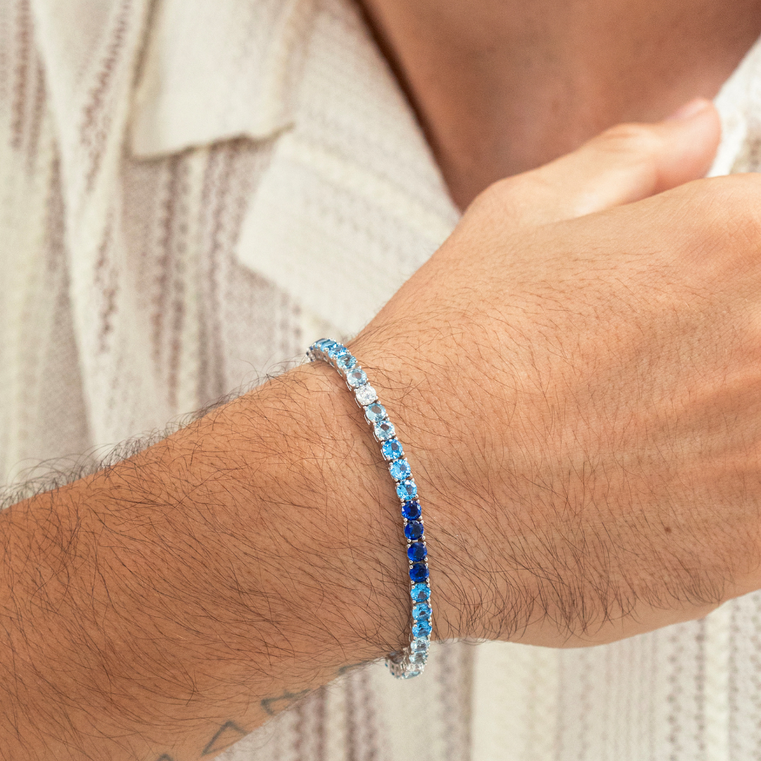 ALEXANDER LYNGGAARD Tennis Bracelet Blue Bracelets