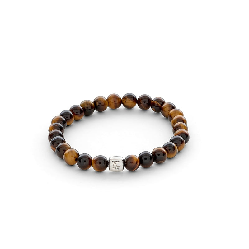 ALEXANDER LYNGGAARD Tiger Eye 6mm Bracelets Black / Brown