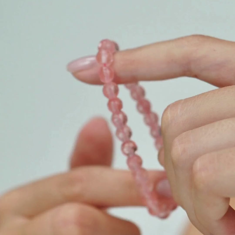 ALEXANDER LYNGGAARD Cherry Quartz 6mm Bracelets