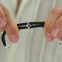 ALEXANDER LYNGGAARD Bolo Leather Black Bracelets Black